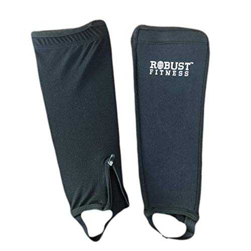 ROBUST FITNESS Shin Guards, 1 Pair, Protection & Compression, Quick to ...