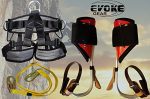 Ultimate Tree Climbing Gear Kit: Evoke Gear Tree Climbing Spike Set with Adjustable Lanyard and Safety Harness