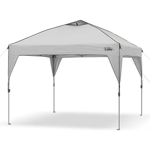 Core 10' x 10' Instant Shelter Pop-Up Canopy Tent with Wheeled Carry Bag