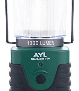 AYL Starlight 700 - Water Resistant - Shock Proof - Long Lasting Up to 6 Days Straight - 1300 Lumens Ultra Bright LED Lantern - Perfect Lantern for Hiking, Camping, Emergencies, Hurricanes, Outages
