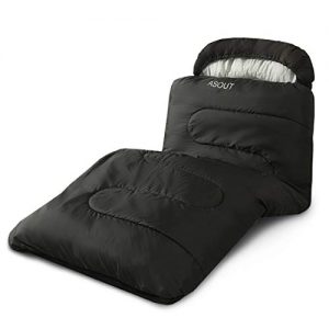 ASOUT Sleeping Bag for Adults and Kids - Portable, Comfort, Extra-Wide Car Camping, Hiking, Backpacking, Great for 4 Season Warm and Cold Weather(33"x87")