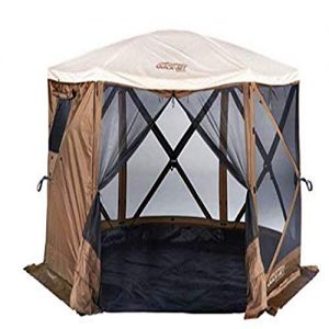 Quick Set Sky Camper Screen Shelter, Brown/Tan