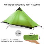 KIKILIVE Ultralight Tent 3-Season Backpacking Tent for 1-Person or 2-Person Camping, New LanShan Outdoor Camping Tent Shelter,Perfect for Camping, Trekking, Kayaking, Climbing, Hiking
