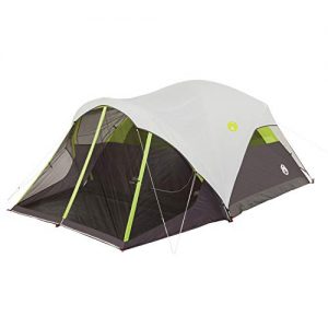 Coleman Steel Creek Fast Pitch Dome Tent with Screen Room, 6-Person