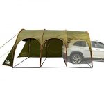 Family Camping Tunnel Tent Top Canopy Cover for Car Trailer BBQ Waterproof Portable 8-10 Person 15x10 ft