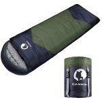 CANWAY Sleeping Bag with Compression Sack, Lightweight and Waterproof for Warm and Cold Weather, Comfort for 4 Seasons Camping/Traveling/Hiking/Backpacking, Adults and Kids
