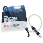Sawyer Products SP160 One-Gallon Gravity Water Filtration System with Dual-Threaded Mini Filter, Blu/White/Clear