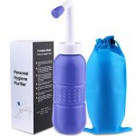 Portable Bidet for Toilet, Tinabless 450ml Travel Bidet, Handheld Personal Bidet Empty Bottle - Childbirth Cleaner - for Outdoor,Camping,Travling,Driver,Personal Hygiene - with Storage Bag