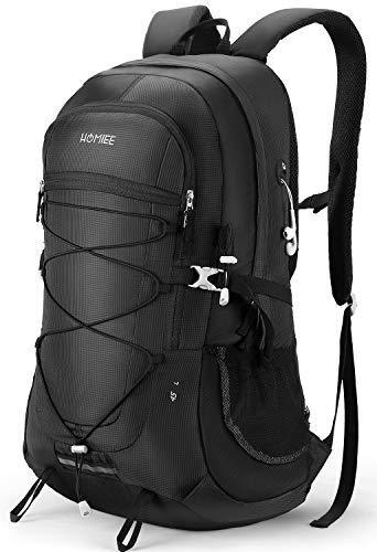 HOMIEE Lightweight Hiking Backpack, 45L Camping Daypack Travel Bag Waterproof