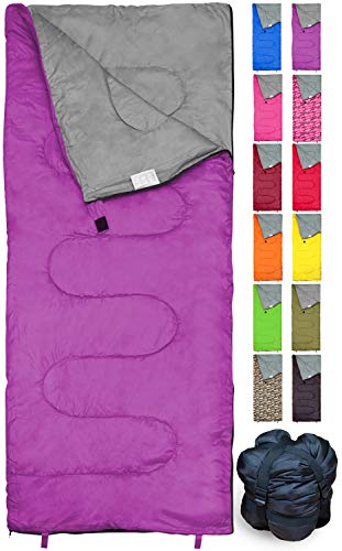 Ultralight Sleeping Bag by RevalCamp for Kids, Youth and Adults