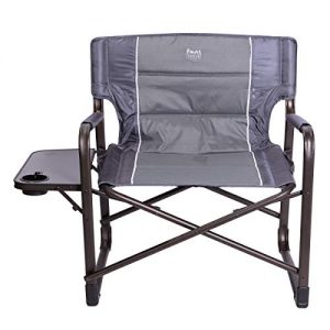 Timber Ridge XXL Directors Chair Oversized Supports 600 lbs, 28" Wide Heavy Duty Folding Camping Chair Fully Padded with Side Table for Outdoor Camp, Patio, Lawn, Garden