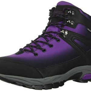 Mountain Warehouse Intrepid Womens Softshell Waterproof Hiking Boots Purple Womens Shoe Size 6 US