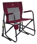 GCI Outdoor Freestyle Rocker Portable Folding Rocking Chair, Cinnamon