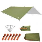 Unigear Hammock Rain Fly Waterproof Tent Tarp, UV Protection and PU 3000mm Waterproof, Lightweight for Camping, Backpacking and Outdoor Adventure