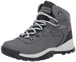 Columbia Women's Newton Ridge Plus Waterproof Hiking Boot, Quarry/Cool Wave, 8.5 Wide