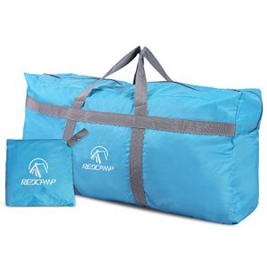 REDCAMP 96L Extra Large Duffle Bag Lightweight, Water Repellency Travel Duffle Bag Foldable for Men Women, Blue