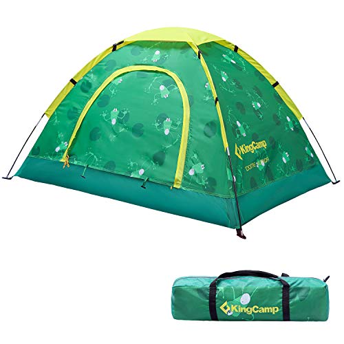 KingCamp Youth Outdoor Portable Camping Tent, Children’s Indoor Playhouse for Boys and Girls, Green Playing House Tent