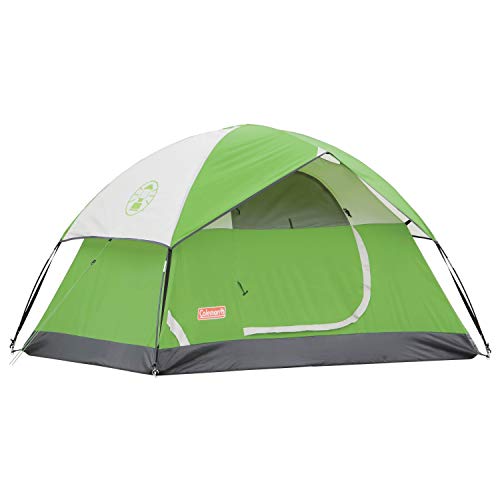 Coleman Camping Tent | 4 Person Sundome Dome Tent, Green