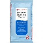 Pharma-C-Wipes Water Activated Bathing Cloths - Rinse Free - Thick, Pretreated Washcloths (6 Packs of 10 Wipes)
