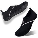 YALOX Water Shoes Swim Shoes Water Socks Women's Men's Beach Swimming Aqua Socks Quick-Dry Shoes Surfing Yoga Pool Exercise(DXB-Black 4041)