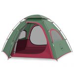 KAZOO Outdoor Family Tent Durable Lightweight, Waterproof Camping Tents Easy Setup, Beach Screen Tent Sun Shade 3 Person (Green)