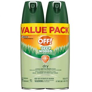 OFF! Deep Woods Insect & Mosquito Repellent VIII, DryTouch Technology, Long Lasting Protection 4 oz. (Pack of 2)