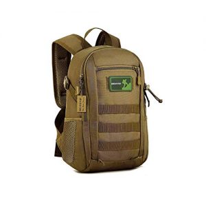 Huntvp 10L Mini Daypack Military MOLLE Backpack Rucksack Gear Tactical Assault Pack Bag for Hunting Camping Trekking Travel