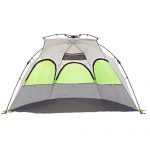 Lightspeed Outdoors Bahia Quick Pop Up Beach Sun Shade, Green