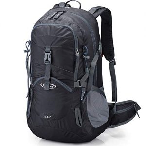 G4Free 45L Hiking Travel Backpack Men Women Camping Daypack Outdoor with Rain Cover