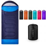 Lightweight Backpacking Sleeping Bag for Adults Boys and Girls, Cold Weather Kids Sleeping Bag for All Season Hiking and Camping