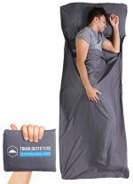 Tough Outdoors XL Sleeping Bag Liner - Travel Sheet for Adults - Lightweight Sleeping Sack for Camping, Traveling, Hotels & Backpacking - Smooth & Breathable Fabric