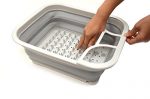 Dish Drainer with Drainer Board - Foldable Drying Rack Set - Image 2