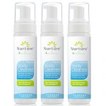 No Rinse Body Wash by Nurture | Full Body Cleansing Foam That Also Moisturizes, and Protects Skin - Non Allergenic - Non sensitizing - Rinse Free Wipe Away Cleanser - 3 Bottles