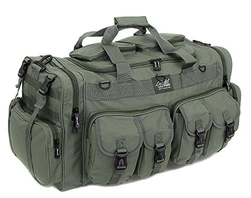 Mens Large 30" Inch Duffel Military Molle Tactical Cargo Gear Shoulder Bag OD Green