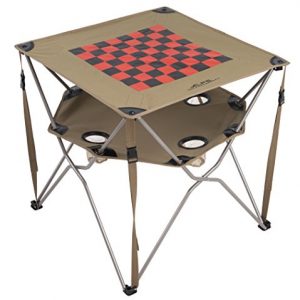 ALPS Mountaineering Eclipse Table, Checkerboard,27-Inch x 27-Inch x 26-Inch