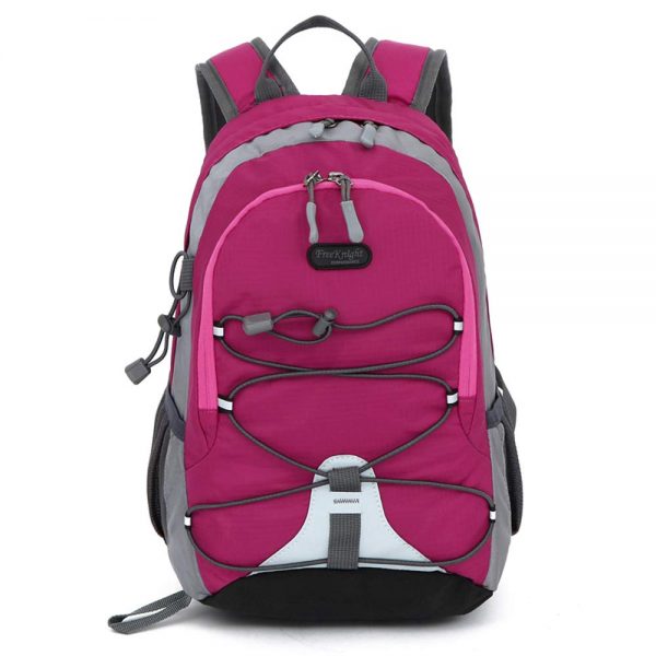Small Size Waterproof Sport Backpack,10 inches Lightweight Ultra Light backpack, Suitable for Height Under 4 feet, for Girls Boys Traveling (Rose Red)