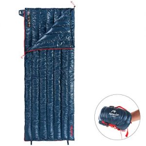Naturehike 1.28lbs Ultralight 800 Fill Power Goose Down Sleeping Bag - Ultra Compact Down Filled Lightweight Backpack Envelope Sleeping Bag for Hiking Camping (Dark Blue, Extra Large)
