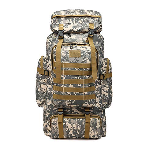 ÖSSZEFUT Military Tactical Backpack 80L Large 3 Day Assault Camping Hiking Backpack Rucksack