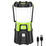 EULOCA Camping Lantern LED, Super Bright 1200lm Dimmable, 4 Light Modes,4400 mAh Power Bank Waterproof Tent Light, Perfect Work Flashlight for Hurricane, Emergency and More (Rechargeable 4400mAh)