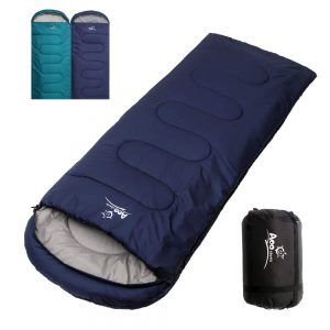 Camping Sleeping Bag, Waterproof Envelope Lightweight Portable Sleeping Bags Great For 4 Season Traveling, Camping, Hiking, Backpacking and Outdoor Activities For Adults, Kids, Girls and Boys