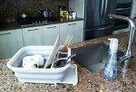 Dish Drainer with Drainer Board - Foldable Drying Rack Set - Image 3