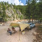 Slumberjack SJK Roadhouse Tarp, Hunting Camping & Overland Shelter Protects from Rain & Sun, Khaki