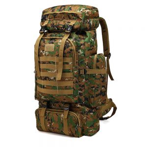 WintMing 70L Large Camping Hiking Backpack Tactical Military Molle Rucksack for Trekking Traveling Oxford Waterproof Mountaineering Pack Large Daypack for Men (Camouflag-C)
