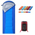 SEMOO Camping Sleeping Bag, Lightweight 3 Season Weather Sleep Bags for Adults Kids, Portable Envelope Sleeping Bags Perfect for Camping Hiking Mountaineering