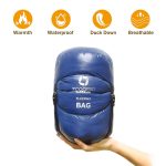 Ultralight 600 Fill Power Down Sleeping Bag - Stay Cozy Anywhere, Anytime