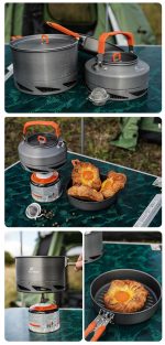 Camping Utensils Dishes Cookware Set Picnic