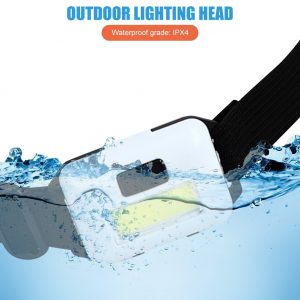 Mini COB LED Headlamp Camping Night Fishing 