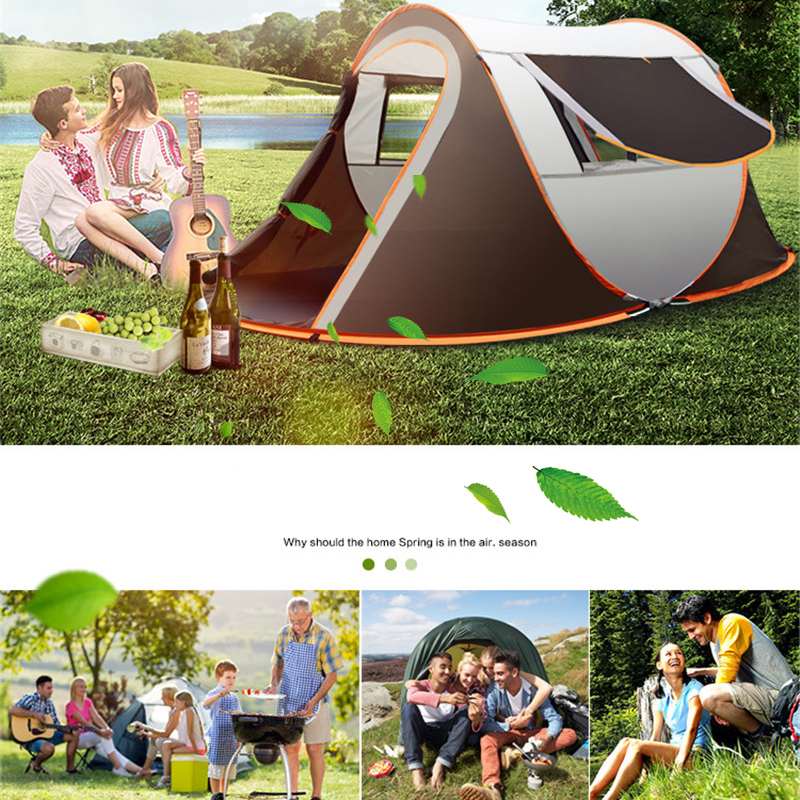 Camping Tent Automatic Pop-Up Quick Shelter