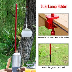 Tripod Lantern hanger Camping Lamp Bracket