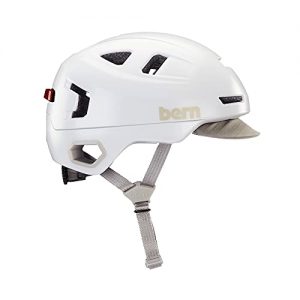 Bike Helmet with Integrated LED Rear Light and U-Lock